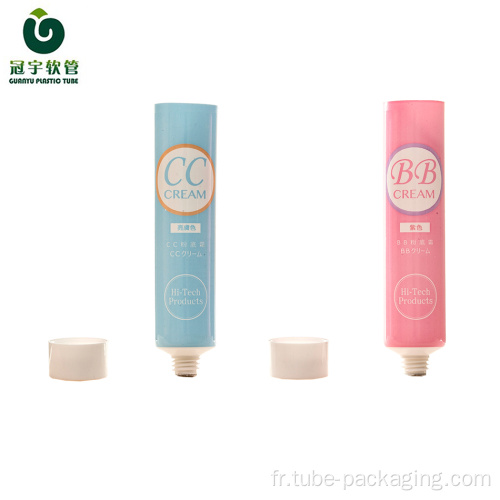 Tube plastique de 15 ml pour emballage de crème pour les mains